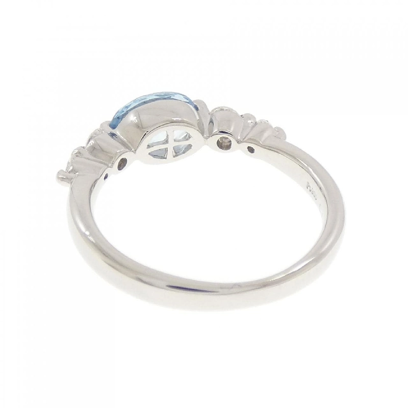 Nhẫn Aquamarine PT900 0.63CT - Hàng hiệu Chính hãng 853708