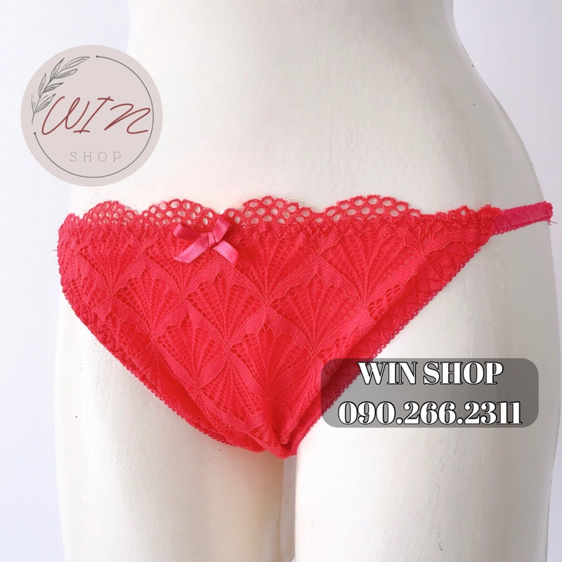QUẦN LÓT BẢN DÂY LƯỚI PHỐI REN THUN NHIỀU MÀU 496491