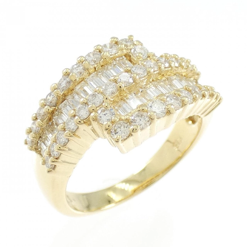 Nhẫn kim cương K18YG 1.10CT 669555