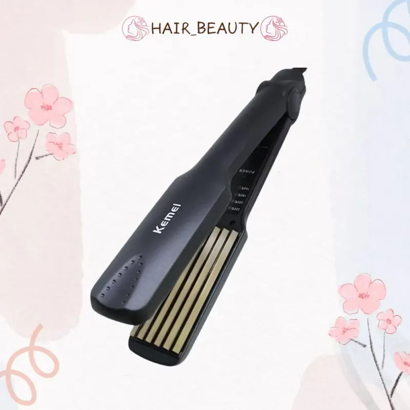 Máy Bấm Tóc Kemei Km-332 Chuyên Nghiệp, Máy Làm Dập Xù Tóc Có 4 Mức Chỉnh Nhiệt 2024 751690