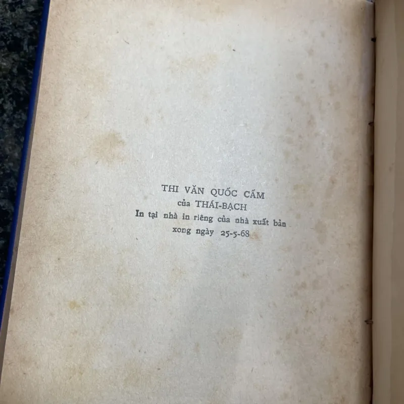 Thi văn quốc cấm Thái Bạch 744933