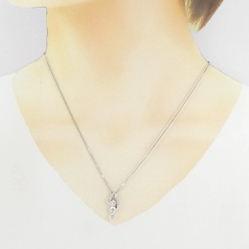 Dây chuyền kim cương PT900/PT850 1.00CT - Hàng hiệu Chính hãng 858822