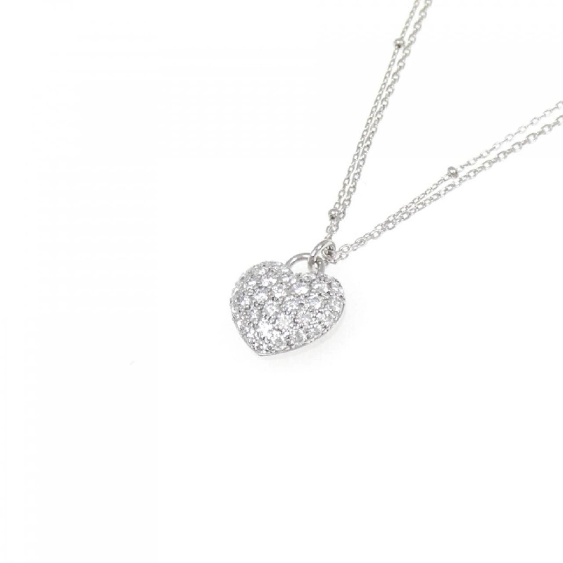 K18WG Dây chuyền kim cương hình trái tim 0.50CT - Hàng hiệu Chính hãng 864631