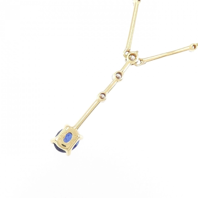 K18YG Sapphire Necklace 0.48CT - Hàng hiệu Authentic 859070