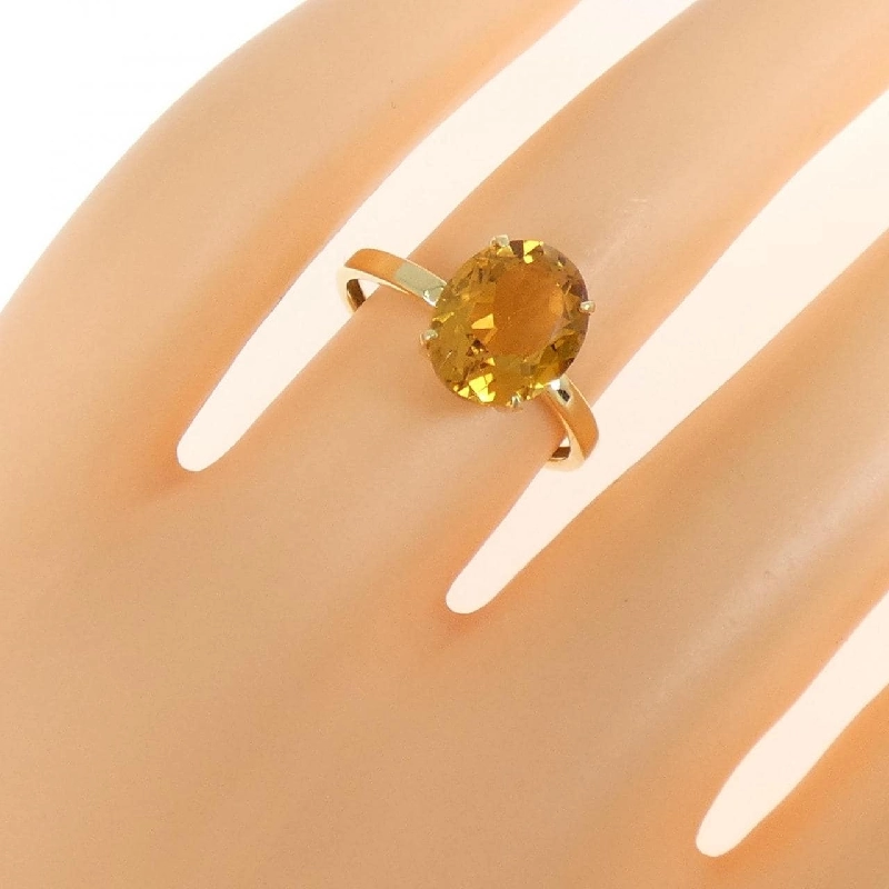 Nhẫn Citrine K18YG 2.00CT 672150