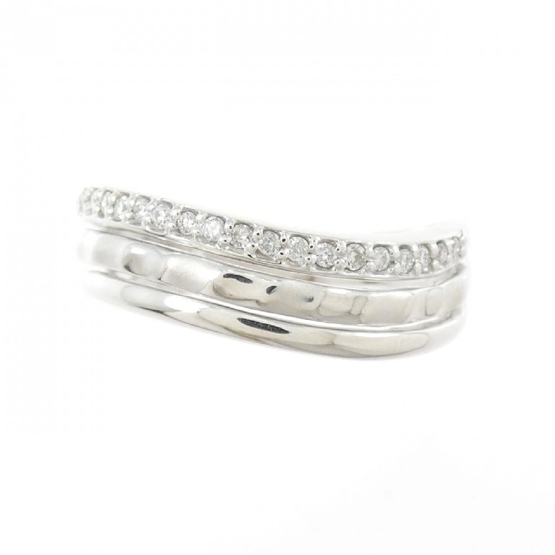 Nhẫn kim cương K18WG 0.10CT 668417