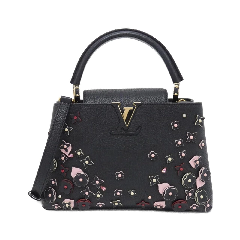 Túi Louis Vuitton Flower Capucines MM M53662 614719