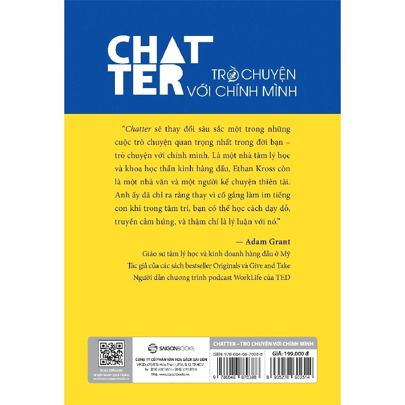 Chatter - Trò Chuyện Với Chính Mình - Ethan Kross 184141