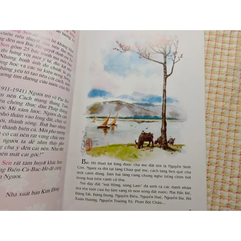TỪ LÀNG SEN - Truyện: Sơn Tùng • Tranh: Lê Lam - Sách viết về Bác Hồ 763828