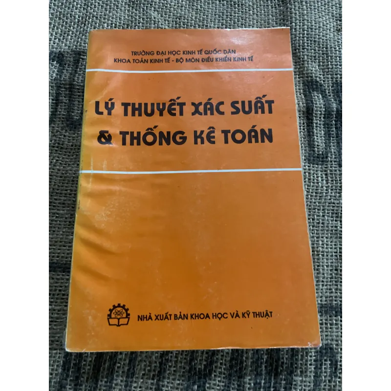 Lý thuyết xác suất & thống kê toán, 330 trang; 1996 1010705