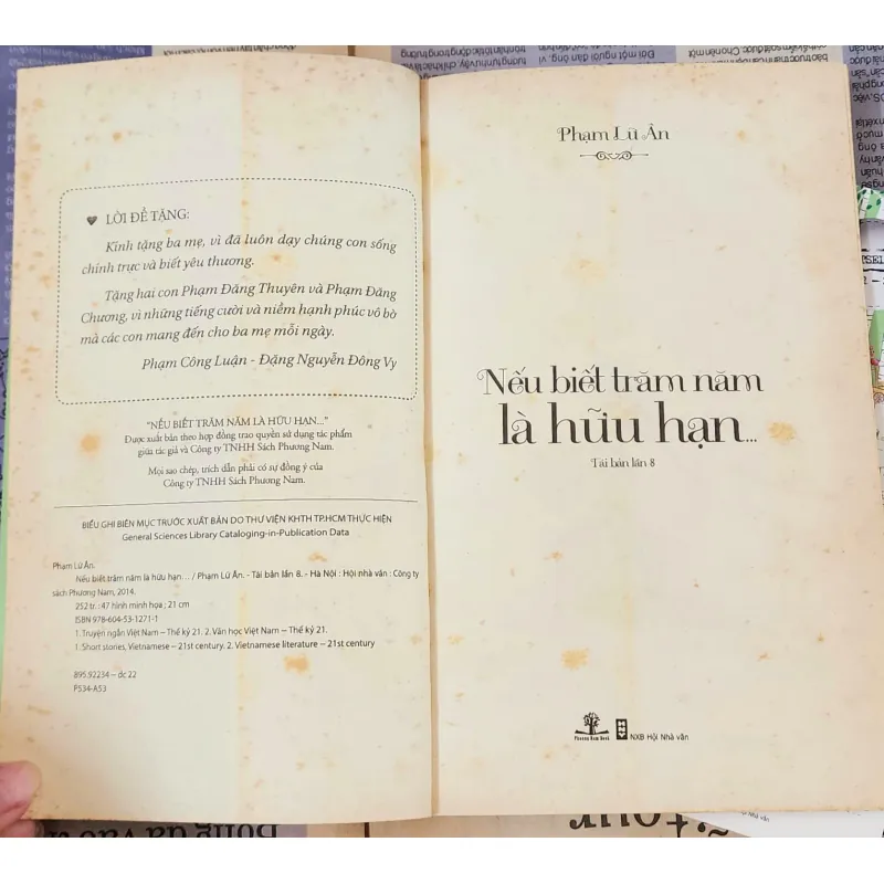 NẾU BIẾT TRĂM NĂM LÀ HỮU HẠN (Phạm Lữ Ân) 1003742