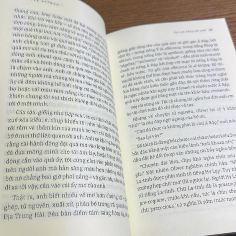 Gọi em bằng tên anh Andre Aciman 498608