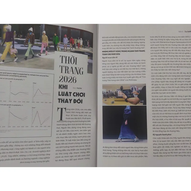 Tạp chí MỐT, số 03&04 năm 2026, 75 trang in màu sắc nét 992245