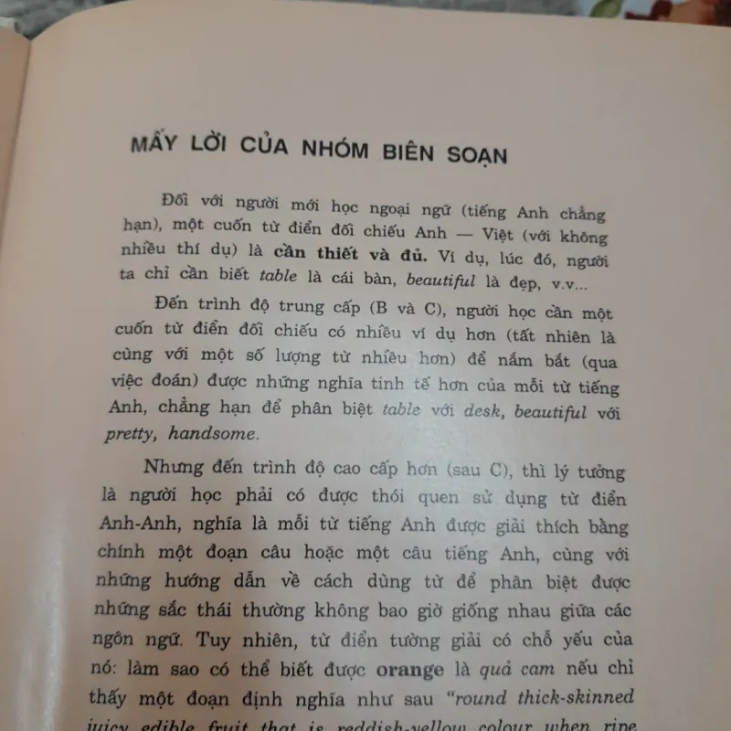 Viện Ngôn ngữ học- Từ điển Anh Việt. Bìa cứng. Bản năm 1999 754755