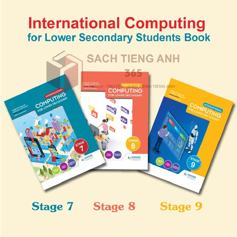 Sách Tiếng Anh - International Computing for Lower Secondary Students Book - bản in mới 21774