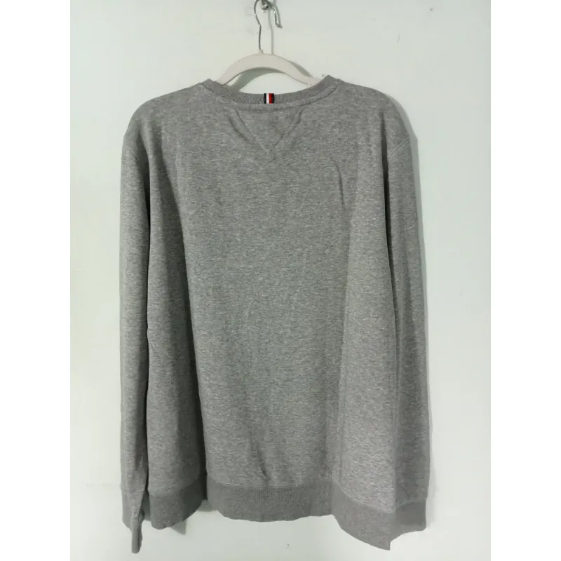 Áo sweater Tommy Hilfiger thêu chữ & logo màu xám 719765