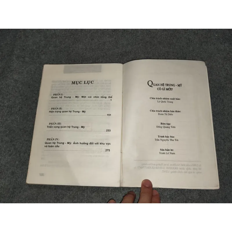 QUAN HỆ TRUNG - MỸ CÓ GÌ MỚI? 698953