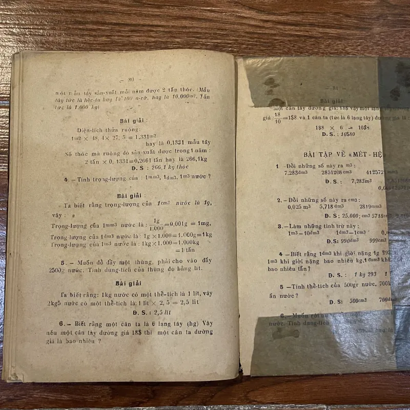 Toán Pháp lớp đệ nhất - Ngô Duy Cầu (o5) 974718