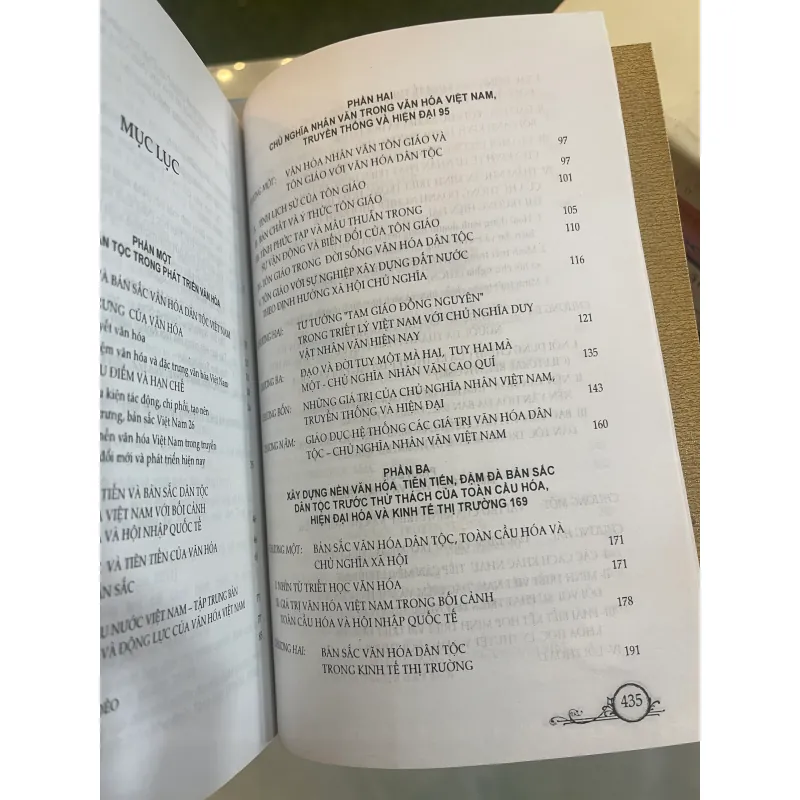 VĂN HOÁ VÀ BẢN SẮC VĂN HOÁ DÂN TỘC - HỒ BÁ THÂM  1001460