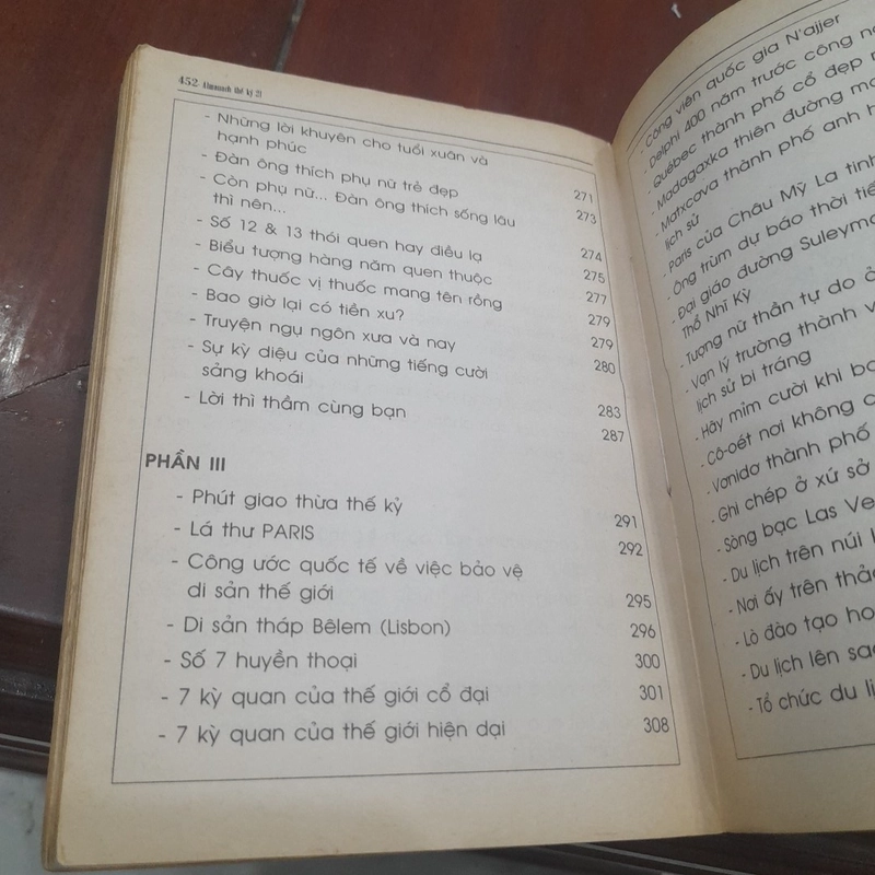 Almanach CHÀO THẾ KỶ 21, Du lịch & Những điều mới lạ 474668