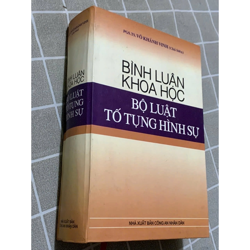 BÌNH LUẬN KHOA HỌC BỘ LUẬT TỐ TỤNG HÌNH SỰ - BÌA CỨNG- 950 TRANG 543701
