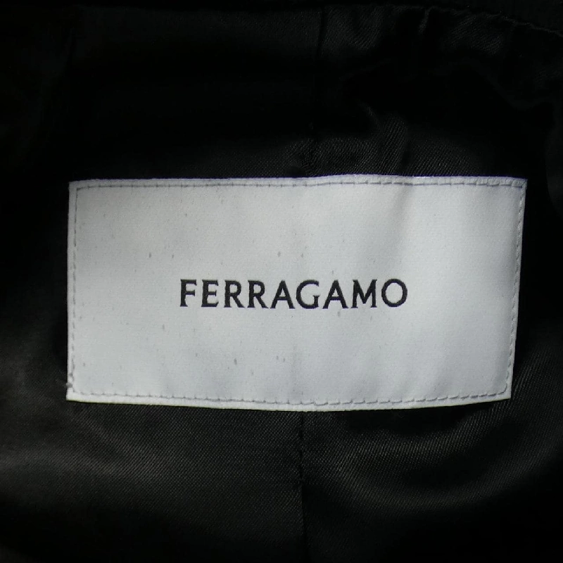 【Mã giảm giá】Salvatore Ferragamo Áo khoác da 635689