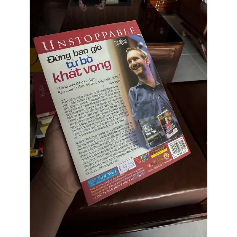 Đừng Bao Giờ Từ Bỏ Khát Vọng – Nick Vujicic- K3 1003363