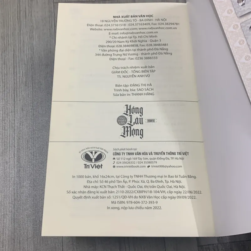 Hồng lâu mộng - tào tuyết cần. 7a1 731142