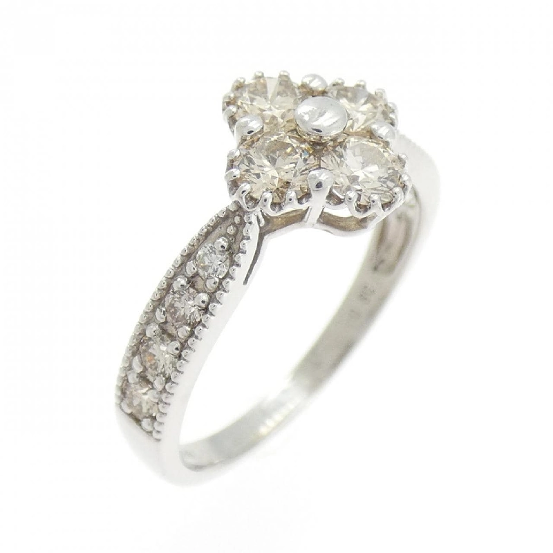 Nhẫn kim cương hoa PT900 0.80CT - Hàng hiệu Authentic 850908