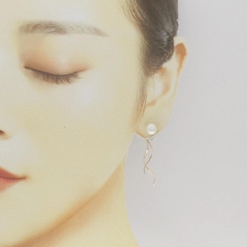 K10YG/K18YG Bông tai ngọc trai nước ngọt - Hàng hiệu Authentic 870089