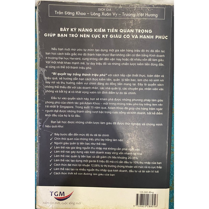 Bí quyết tay trắng thành triệu phú 845