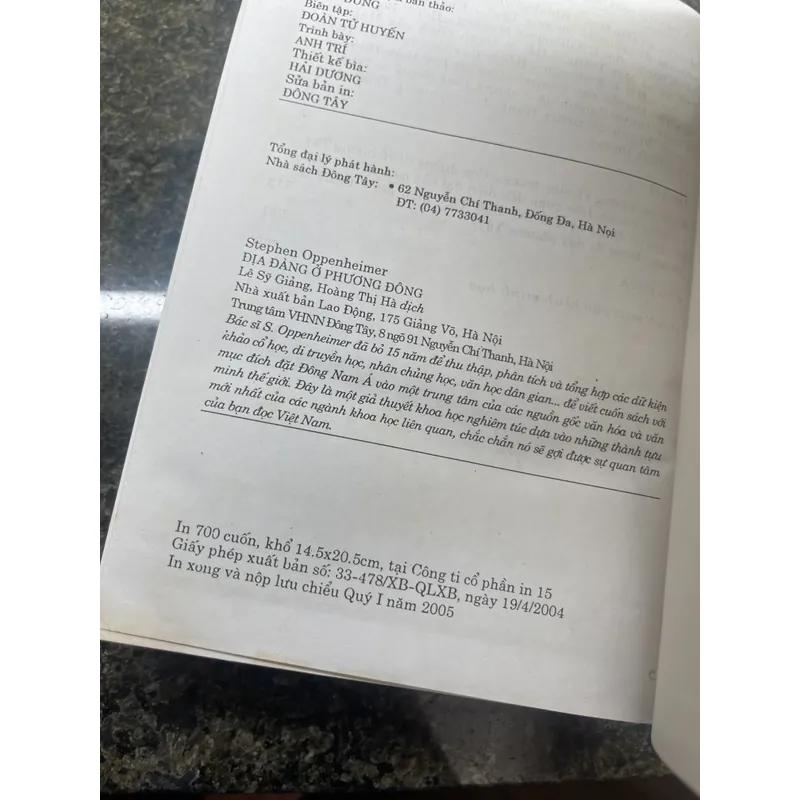 Địa đàng ở phương Đông Stephen Oppenheimer 713313