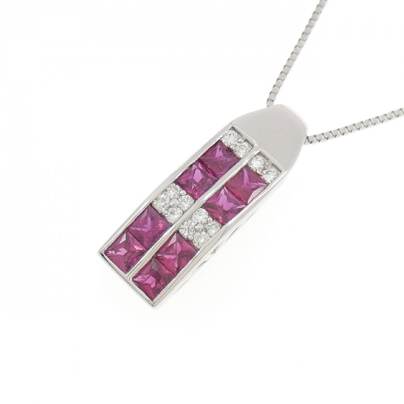 Dây chuyền ruby PT900/PT850 1.00CT - Hàng hiệu Chính hãng 857296