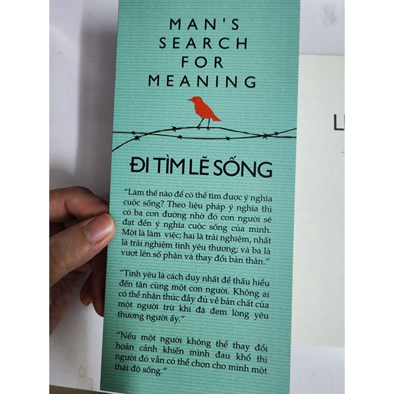 Sách Đi tìm lẽ sống của Viktor Frankl mới 95% 503524