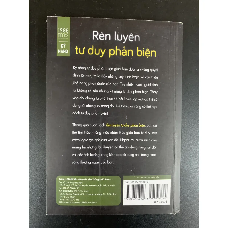 (Sách cũ) Rèn luyện tư duy phản biện - Albert Rutherford - Nguyễn Ngọc Anh dịch 933431