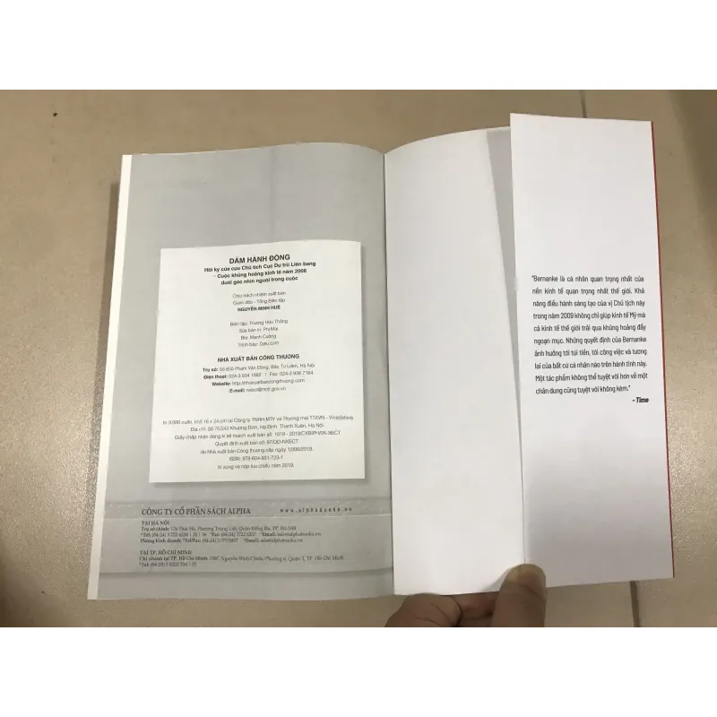 Dám Hành Động - Ben S. Bernanke 1002704