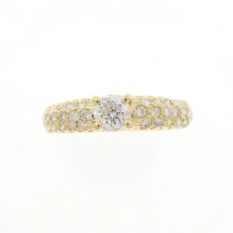 Nhẫn kim cương 750YG 0.312CT - Hàng hiệu Authentic 853285