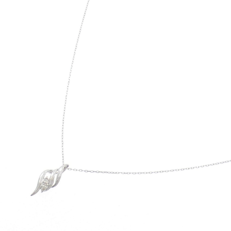 K18WG Dây chuyền kim cương 0.02CT - Hàng hiệu Chính hãng 856621