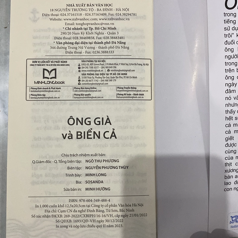 Sách Ông già và biển cả 526823