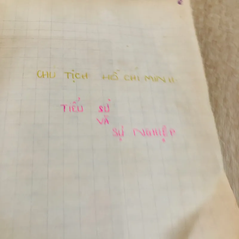 Vở sưu tầm tư liệu & hình ảnh về Bác Hồ 993280