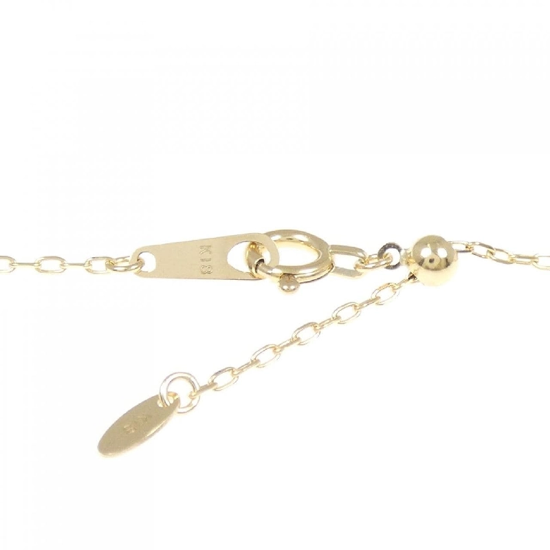 K10YG/K18YG Vòng cổ kim cương chéo 0.05CT - Hàng hiệu Chính hãng 859166