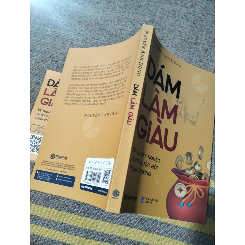 Sách kinh tế, Dám làm giàu - Để thoát nghèo và có cuộc đời thịnh vượng, Nguyễn Anh Dũng 458350
