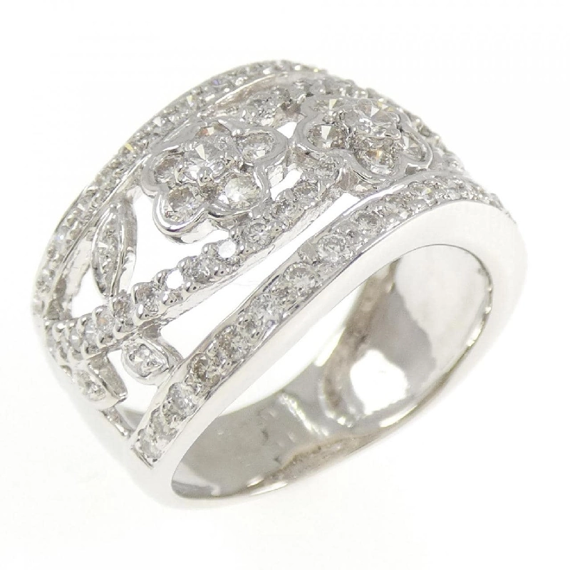 Nhẫn kim cương hoa PT900 1.01CT 667024