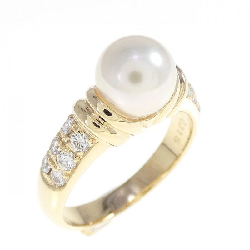 Nhẫn ngọc trai Akoya K18YG 7.3mm 668517