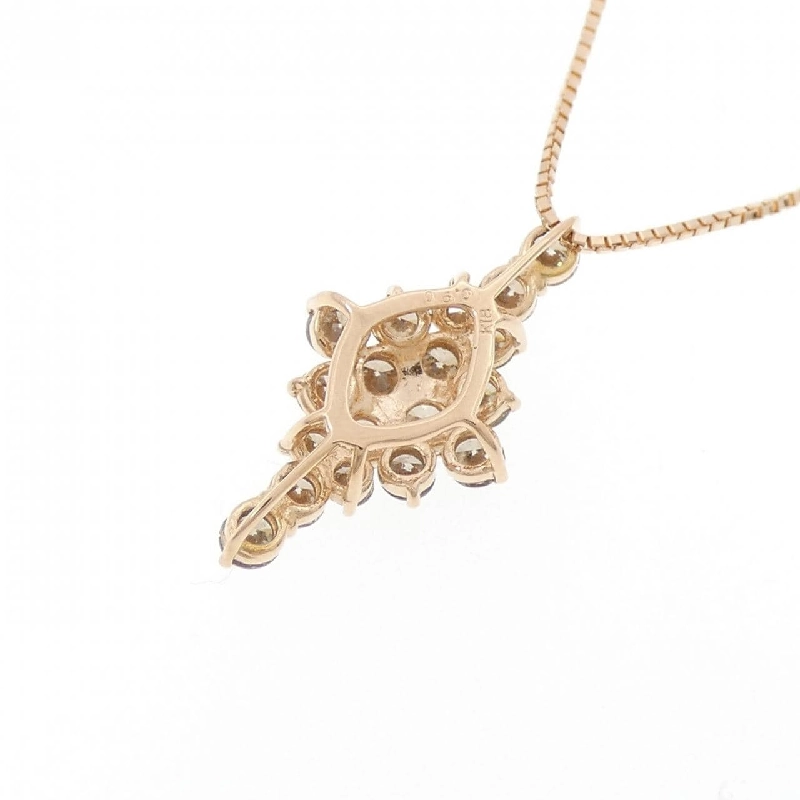 K18PG Dây chuyền kim cương 0.90CT - Hàng hiệu Chính hãng 863719