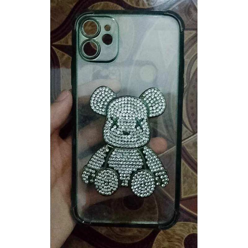 Ốp điện thoại iPhone 11 Silicon gấu Bearbrick dễ thương  478864
