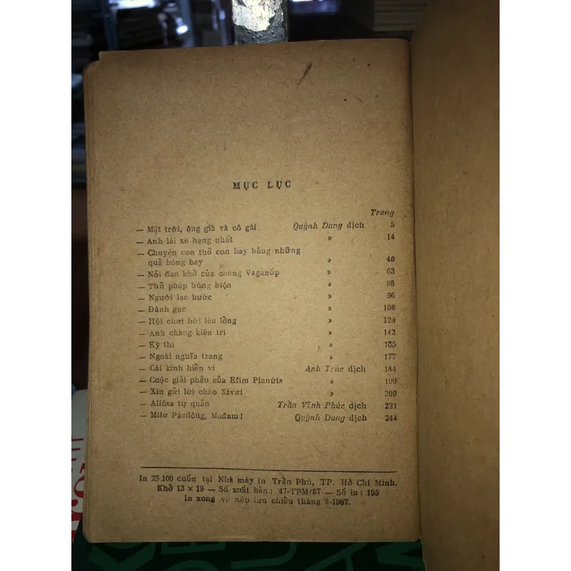 Tập truyện ngắn mặt trời ông già và cô gái - V.Sucsin 786829