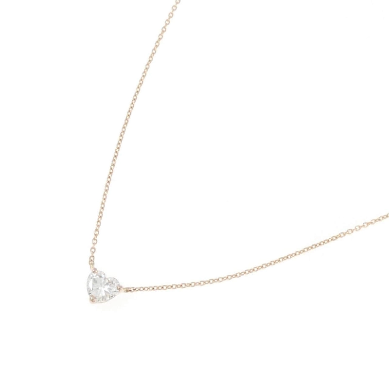 K18PG Dây chuyền kim cương 0.366CT I SI2 hình trái tim - Hàng hiệu chính hãng 876028
