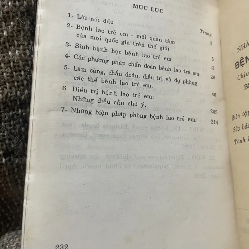 Bệnh lao trẻ em - PGS. PTS. TRẦN VĂN SÁNG- 230 trang  1007032