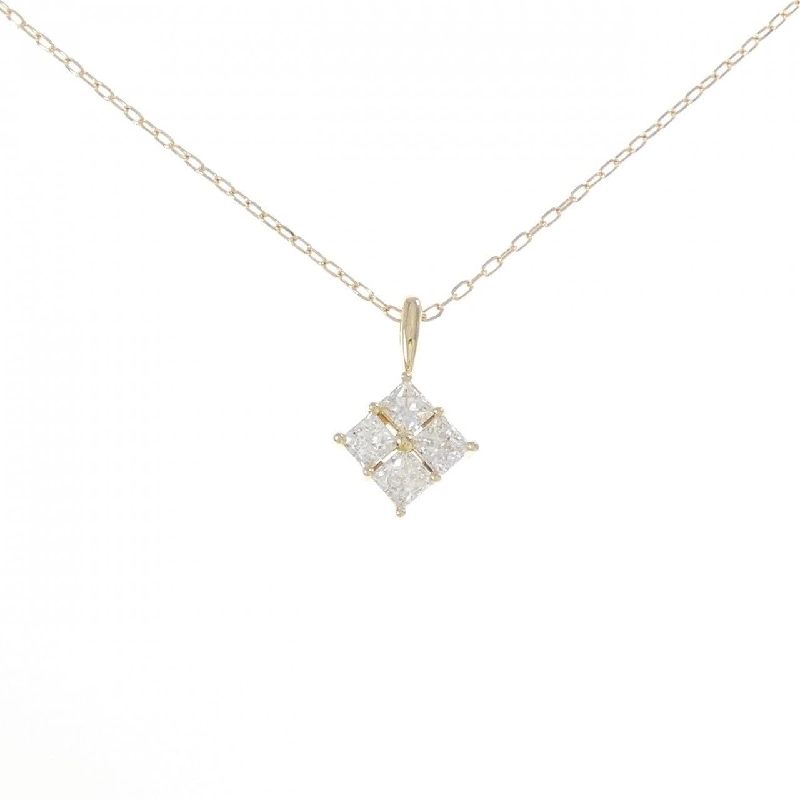 K18YG Dây chuyền kim cương 0.56CT - Hàng hiệu Chính hãng 857998